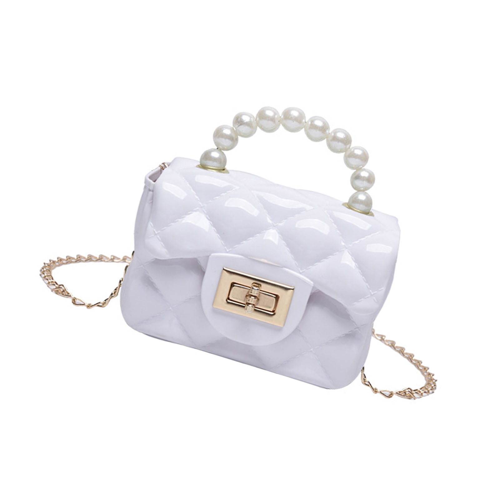 Women Shoulder Bag Cute Exquisite Fashionable Imitation Pearl