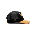 thumbnail image 3 of Knite Gorra Trucker de Hombre Negra Bordado Toro Oro Western Spirit, 3 of 5