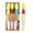 Multicolor, variant on JUSEO Sidewalk Chalk Set Paint Brush Style Chalk Pens Red Green Blue