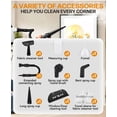 thumbnail image 4 of Handheld Steam Cleaner for Home, Pressurized Deep Cleaning Steamer for Cleaning for All Surfaces with 9 Accessories, Multipurpose Steam Cleaners for Grout Steam Cleaner Tile Kitchen Bathroom, 4 of 7