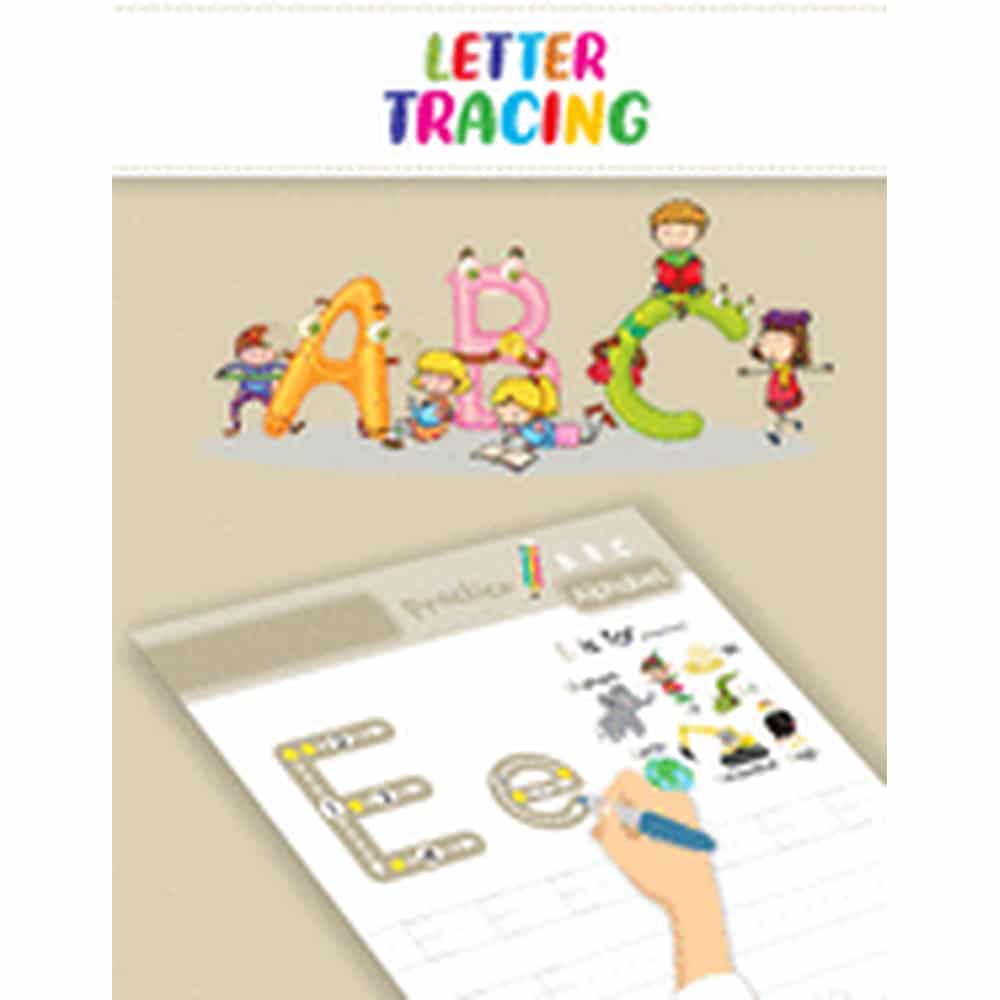 Letter Tracing Fun Activity Dry Erase Letters and Numbers Book to