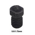 thumbnail image 3 of Inteprter Cabezal extrusor roscado para impresora 3D Universal, impresoras de repuesto, boquilla de filamento, máquina de impresión, accesorios Kits de mantenimiento de impresoras 0.6/1.75 mm, 3 of 6