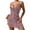 Khaki, variant on KHONTS Women's Bodycon V Neck Sleeveless Spaghetti Strap Mesh Ruched Club Party Mini Short Dress with Chain Khaki S
