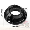 thumbnail image 2 of ALLTIMES Exhaust Power Tip w/ Spark Arrestor Screen for Honda CRF50F CRF70F CRF80F CRF100F CRF110F, 6061 Aluminum Alloy, Black, 2 of 9