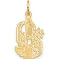thumbnail image 4 of 14K Yellow Gold #1 Mom Charm (23 X 11) Made In United States c360, 4 of 6