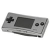 Restored Nintendo Game Boy Advance Micro - Silver - with Faceplate and Charger (Refurbished)