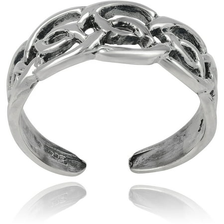 Brinley Co. Women's Sterling Silver Celtic Toe Ring