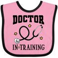 thumbnail image 3 of Inktastic Future Doctor in Training Boys or Girls Baby Bib, 3 of 4