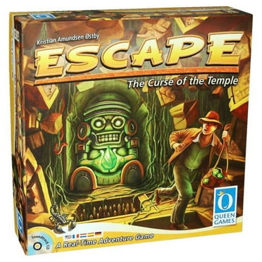 Queen Games Escape for Adults The Curse of The Temple Board Games