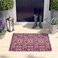 thumbnail image 2 of Colorful Tribal Pattern Flannel Non Slip Door Rugs,Washable Door Mats Indoor,Decorative Door Mats,Dirt-Resistant and Absorbent Doormat for Entrance,Bedroom,Kitchen,Bathroom,23.5x16in(60x40cm), 2 of 5