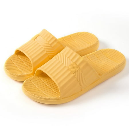 

Alueeu Women s slipper Summer Fashion Bathroom Non-Slip Soft Bottom Home Couple Plastic Slippers