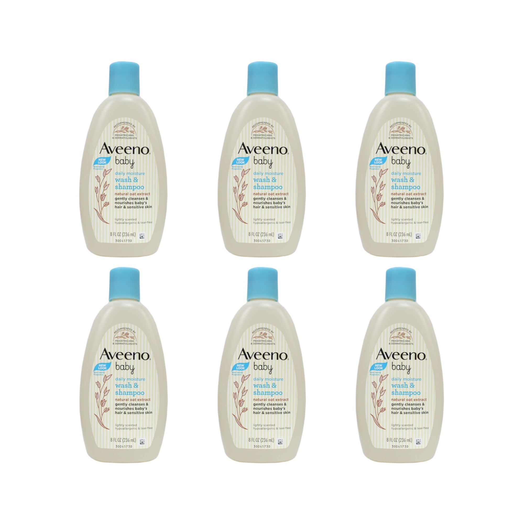 6 Pack - AVEENO Baby Wash and Shampoo 8 oz