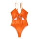 thumbnail image 4 of Augper Fashion Women Siamese Swimsuit Show Waist Hollow Out Printing Sexy Swimsuit Set, 4 of 5