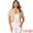 Beige, variant on DARING DIVA Women's Business Blazer 3/4 Sleeve Collarless Cardigan S White