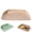 Khaki, variant on Anti-Spill PU Leather Pet Food Mat, Waterproof Raised Edges, Easy Clean, 20x14 Inch