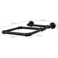 thumbnail image 5 of Wall-Mounted Exercise Ball Rack | Black Industrial Pipe Yoga Stability Ball Storage Display Holder for Home Gym, 5 of 5