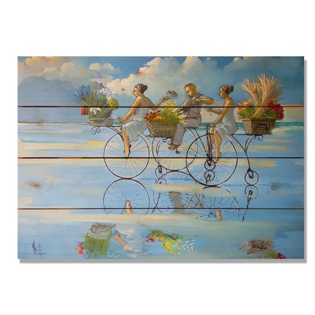 Day Dream RWBWB2014 20 x 14 Pouces Wests Grande Roue Plage Art Mural