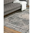 thumbnail image 4 of Unique Loom Asheville Collection Area Rug - Rockwell (8' x 10' Rectangle Gray/Beige), 4 of 10