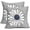 Blue, variant on Navy Blue White Daisy Pillow Covers 18x18 Set of 2 Spring Summer Gray Grey Colored Decorative Throw Pillows Outdoor Modern Art Flower Pillowcase Square Linen Cushion Case for Home Sofa Couch Bed