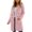 Ab-pink, variant on Women's Open Front Coatigan Long Sleeve Casual Lapel Cardigan Coat with Pockets Fall Winter Mid-Length Solid Coats