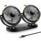 thumbnail image 1 of Ventilateur Usb Mini Fan Double Tte Rotation 360 3 Vitesses Ventilateur Portable Convient Pour Voiture/tableau/bureau/camping/la Pche Ect, 1 of 3