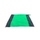 thumbnail image 2 of Alfombra de poliéster para exteriores 210x200cm Manta de picnic impermeable grande para la playa, acampar, caminar, fácil de limpiar, cubierta de suelo plegable con bolsa de transporte, azul verde, 2 of 6