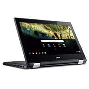 Acer Chromebook R 11 Convertible Laptop, Celeron N3060, 11.6" HD Touch, 4GB DDR3L, 32GB eMMC, C738T-C7KD (Renewed)