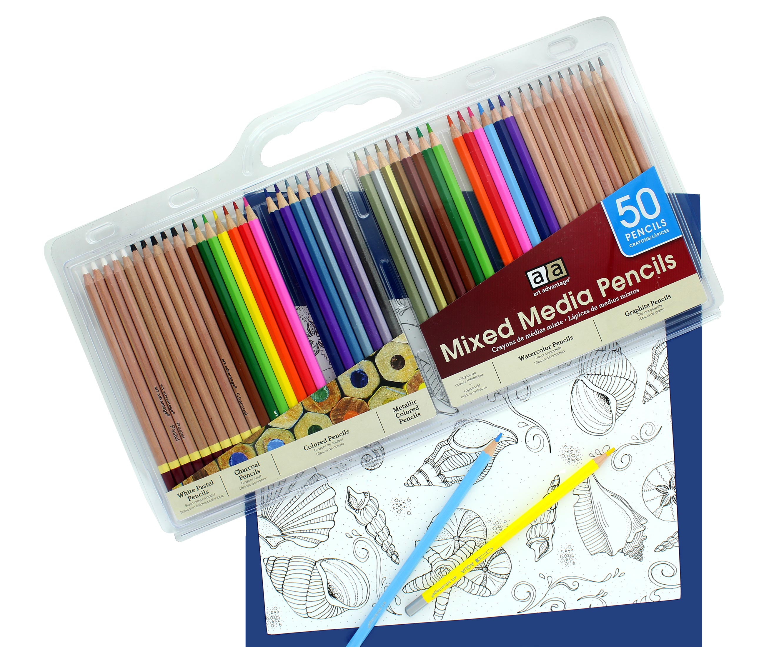 83 Pcs Advanced Colored Pencils Set Drawing Pencils and Sketching Kit –  AOOKMIYA