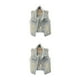 thumbnail image 2 of Minnieouse Fiesta Mujeres Hombres Chaleco de mezclilla Camping Viajar Adultos Sin mangas Chaqueta con botones Doble bolsillo Ropa Azul claro Azul claro METRO 2Conjunto, 2 of 6