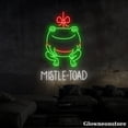 thumbnail image 4 of Glowneon Frog Mistletoad Neon Sign, Cute Frog Mistletoad Led Sign, Frog LED Light, Mistletoad Neon, 4 of 5