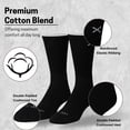thumbnail image 2 of Odd Sox – Basix 3-Pack Crew Socks – Large Size – White – Lightweight Athletic Socks for Men & Women, 2 of 4