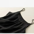 thumbnail image 4 of Loopsun Womens Pajama Tops, Women's Fashion Solid Color Sleevesless Underwear Sling Pajamas Top Black XL, 4 of 4