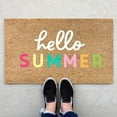 thumbnail image 2 of Entrance Doormat Funny Floor Mat Door Matts Outdoors Hello Summer Door Mat Easy Clean Patio Porch Entryway Mat 5x3 Rugs for Entryway Funny Cat Welcome Mat Front Door Mat Entrance 16x24IN, 2 of 4