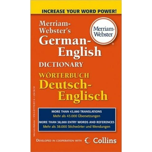 Pre-Owned Merriam-Webster’s German-English Dictionary (English, German and Multilingual Edition)