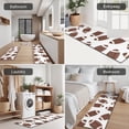 thumbnail image 5 of Brown Footballs Pattern Kitchen Rugs Sets Of 3,Kitchen Runner Rugs Non Skid Washable,Decorative Kitchen Floor Mats for Kitchen,Sink,Laundry,17"x30"+ 17"x47" + 17"x59", 5 of 6