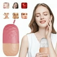 thumbnail image 2 of HHBEAUTY Ice Face Roller, Reusable Silicone Mold Face Massage Eye Facial Beauty Skin Care Tools Apply Ice for Shrink Pores Anti Wrinkle Reduce Puffiness Improve Skin Elasticity, Pink, 2 of 6