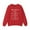 Red, variant on "GOD DID" (WL) Crewneck Sweatshirt w/ Scripture Design (1 John 1:9)