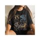 thumbnail image 1 of Fourth Wing Dragon unisex Cotton Gildan T-shirt, Tairn & andarna TShirt Black Top, Zelensky, The Gang, Dibs on the Red Shirt, 1 of 6