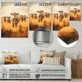 thumbnail image 4 of Designart "Serene Pastoral Cattle II" Cattle Metal Wall Decor, 4 of 5