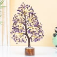 thumbnail image 5 of Amethyst Chakra Tree of Life - Crystal Tree for Positive Energy, Feng Shui Decor - Handmade Gemstone Tree, Good Luck Money Bonsai, Purple Healing Crystals, Meditation Stone, Spiritual Mystical Gift, 5 of 7