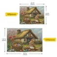 thumbnail image 5 of WOBOGO Easter Cozy Straw House Puzzle Challenge 500 Piece Jigsaw Suitable for Game Night Finished Size 20.5 x 14.9in, 5 of 9