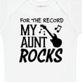 thumbnail image 4 of Inktastic For the Record, My Aunt Rocks Boys or Girls Baby Bodysuit, 4 of 5