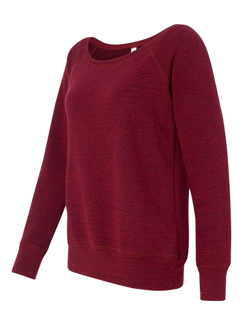 wide neck sweatshirt womens