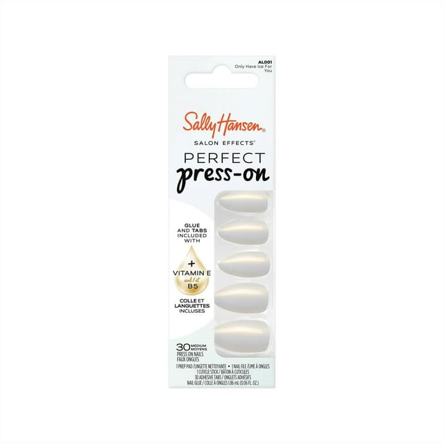 Salon Effects Perfect Press-On Nails, Non-Damaging Manicure, Easy to Apply