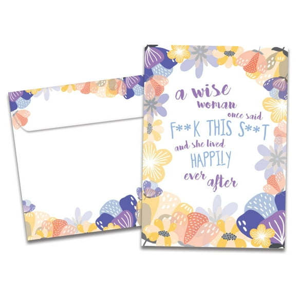 Tree-Free Greetings Birthday Greeting Card,Eco Friendly,Made in USA,100% Recycled Paper,5"x7", Wise Woman (GT61254)