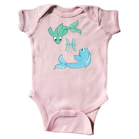 

Inktastic Cute Pisces the Fish Zodiac Sign Gift Baby Boy or Baby Girl Bodysuit