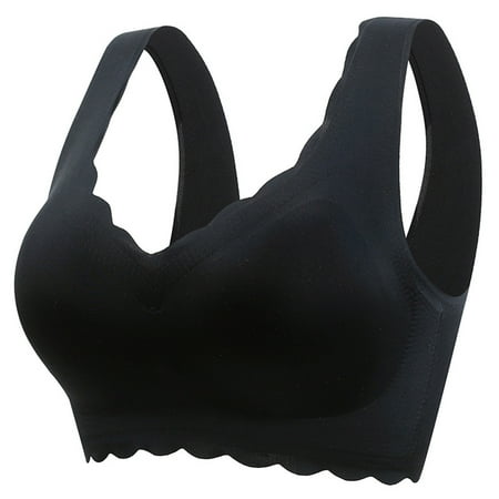 UPPADA Womens Comfortable Sleep Bra Liftup Air Bra Workout Yoga Bras Plus Size Mesh Sports Bras Seamless Wireless Bralettes Underwear Basic Comfy Bras Bra Sale XXL