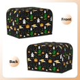 thumbnail image 3 of Yiaed Halloween Print Two Slice Bread Machine Cover, Universal Size Kitchen Appliance Cover for Bread Machine,Bread Machine Cover, 3 of 7