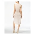 thumbnail image 2 of BAR III $80 Womens New 1082 Pink Tie V Neck Shift Dress M B+B, 2 of 4
