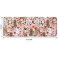 thumbnail image 7 of Poodle Dog and Flower Floral Kitchen Rug Mat,Kitchen Runner Rugs Non Skid Washable,Decorative Kitchen Floor Mats for Kitchen,Sink,Laundry,17"x47.2", 7 of 7